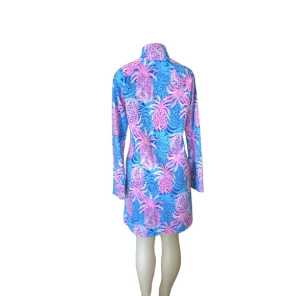 Lilly Pulitzer NWT UPF 50+ Skipper Tropical Pineapple Dress Sz M - Picture 9 of 10